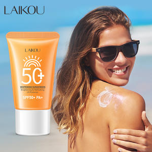 Protetor Solar LAIKOU Clareador com Filtro UV Creme Facial Clarificante Protetor Solar Refrescante Creme do Dia 30g