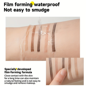 Lápis De Sobrancelha Líquido 4 Cabeças-Maquiagem Impermeável De Longa Duração Multicolorida