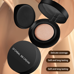 O'CHEAL BB Cream Cushion Foundation Natural, Corretivo de Longa Duração, Controle de Oleosidade, Maquiagem Facial,