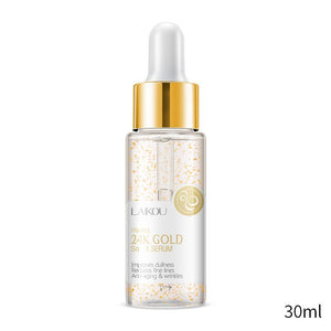 LAIKOU Essência com partículas de ouro e baba de caracol Anti-idade Firmeza da Pele 30ml MS