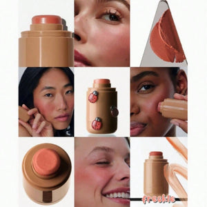 Bastão Multifuncional Importado Haileyskin Blush, Lábios e Olhos, cores lindas e textura aveludada