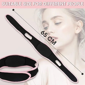 1 Peça Cinto De Levantamento Facial / Redutor De Pressão Facial Com Duplo Queixo, Sem Dor Anti-Rugas