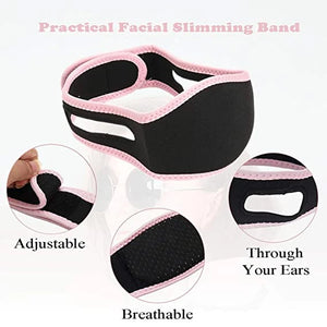 1 Peça Cinto De Levantamento Facial / Redutor De Pressão Facial Com Duplo Queixo, Sem Dor Anti-Rugas