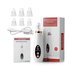 Removedor De Cravos Espinhas Cleaning Sugador Poros Acne Sucção Usb Recarregável