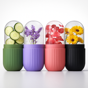 Rolo De Gelo Silicone para Rosto-Massagem Pele-Facial de Beleza Olhos , Pescoço MS