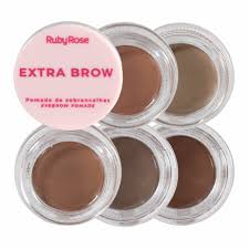 Pomada de Sobrancelhas Extra Brown Ruby Rose Linha Rosa MS