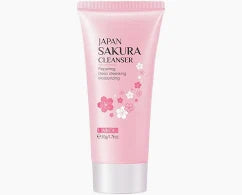 LAIKOU Limpador Facial Hidratante  Suave Japonês Sakura 50g MS