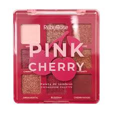Paleta De Sombras Pink Cherry Linha Rosa Ruby Rose Hbe2202 MS
