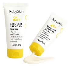 Sabonete Cremoso Hidratação facial On Off Ruby Rose HB327 MS