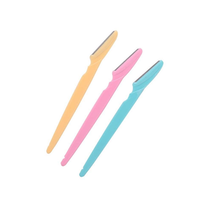 Lâminas faciais e para sobrancelhas, conjunto de 3 lâminas para depilação e alisamento