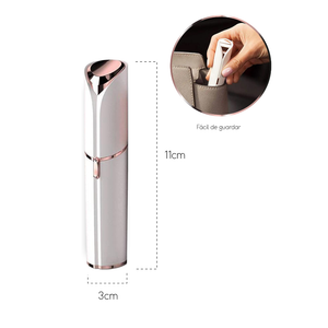 Depilador Elétrico Batom Indolor Portátil Facial Touch Removedor de Pêlos Indesejados Recarregável Peach Fuzz