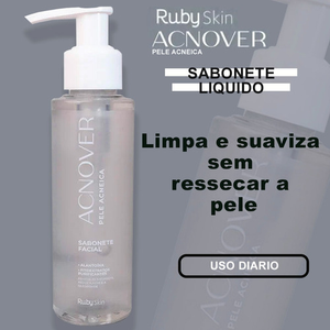 Sabonete facial pele acneica ruby rose 100ml
