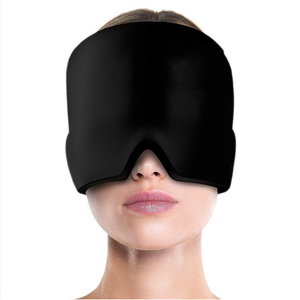 Máscara Touca Dor de Cabeça Chapéu De Alívio Da Enxaqueca Máscara De Terapia Fria Quente Confortável