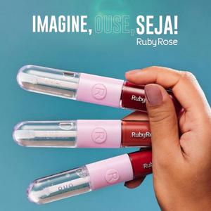 Batom Líquido Duo Ruby Rose