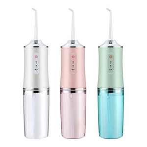 Irrigador Dental Oral Portátil Recarregável USB 220ml Promoção Limpeza Bocal Jato Forte