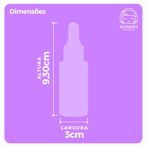 Sérum Facial Antiacne Pele de Porcelana Kokeshi Antisséptica 30ml