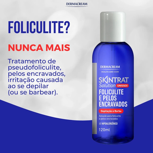 Skintrat Foliculite e Pelos Encravados Depilação e Barba 120ml - Dermacream Unissex
