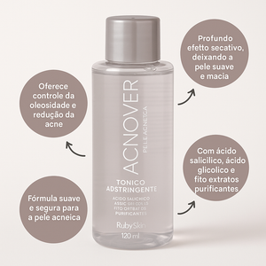 Acnover Antiacne Loção Tônica - 120ml - Ruby Rose