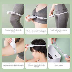 Fita De Medição Corporal/Fita Métrica Antropométrica Corporal Com Cálculo De Imc Da