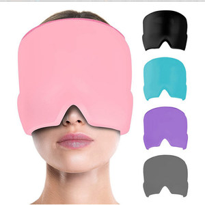 Máscara Touca Dor de Cabeça Chapéu De Alívio Da Enxaqueca Máscara De Terapia Fria Quente Confortável