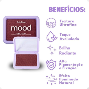 Iluminador Compacto Mood Fine Light RUBY ROSE HBM703