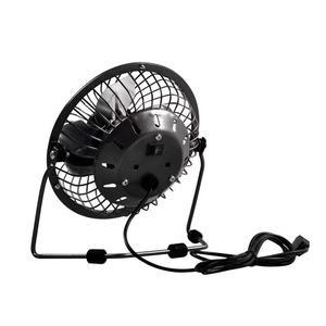 Mini Ventilador De Mesa USB Preminum Metal Portátil 15CM Compacto 4 Pás Marca YEPP TECH