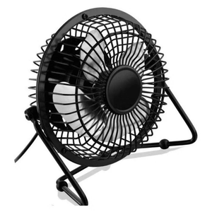 Mini Ventilador De Mesa USB Preminum Metal Portátil 15CM Compacto 4 Pás Marca YEPP TECH