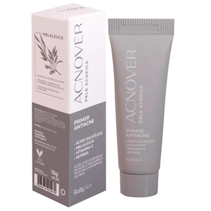 Primer Facial Antiacne Acnover Ruby Rose–Pele Acneica, Controle de Oleosidade e Fixação da Maquiagem
