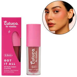 Blush, Batom e Sombra 3x1 Got It All Luluca By Melu