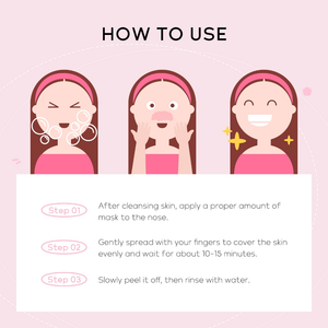 LAIKOU Japão Sakura Peel Off Nariz Máscara Limpeza Profunda Remoção De Cravo Tigh Dez Poros Hidratante 30g