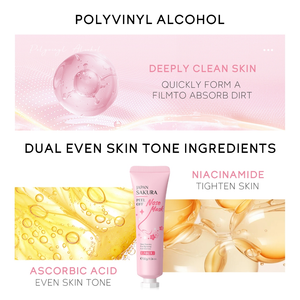 LAIKOU Japão Sakura Peel Off Nariz Máscara Limpeza Profunda Remoção De Cravo Tigh Dez Poros Hidratante 30g