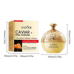 Caviar DNA Colágeno De Sódio Creme Firmador SADOER Facial Hidratante E 30g