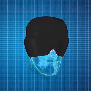 Máscara Touca Dor de Cabeça Chapéu De Alívio Da Enxaqueca Máscara De Terapia Fria Quente Confortável