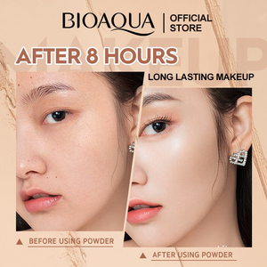 BIOAOUA Cushion Cream Waterproof Oil Control Lightweight Natural Concealer Refill Foundation Fixing Makeup -beauty