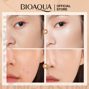 BIOAOUA Cushion Cream Waterproof Oil Control Lightweight Natural Concealer Refill Foundation Fixing Makeup -beauty