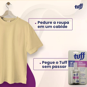 Desamassa Roupa Fácil Sem Passar Tuff 60 MLSpray Tuff Ideal Para Viagem