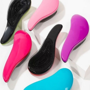 Kit Escova Polvo, Escova Flexível, Escova Magica, Escova Raquete, Massageadora e Touca de Cetim