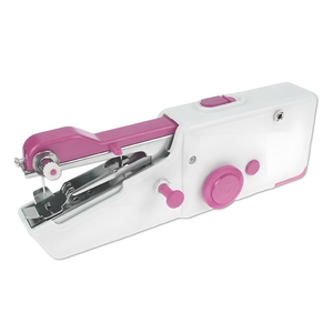 Mini Portátil Máquina de Costura Ponto Acessível Costura Sem Fio Roupas Tecido MS