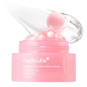 Medicube Rosa Colágeno Cápsula Essência Creme Hidratante Durável Natural Limpeza Facial Suave Não Estimulante Lubrifican