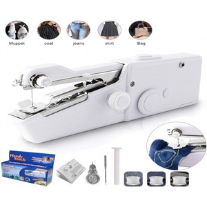 Mini Portátil Máquinas De Costura Ponto Acessível Costurar Costura Sem Fio Roupas Tecidos