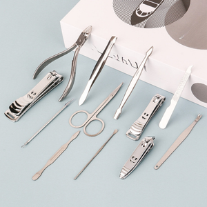 Kit de Manicure Portátil com Cortador de Unhas, Pinça e Tesour