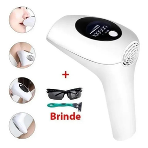 Depilador A Laser 900 Mil Pulsos Portátil Elimina Pelos Indolor Seguro e Eficaz