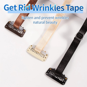 Faixa De Emagrecimento Facial Instantânea Invisível/Cabelo Para Lifting Com Clipes/Correia Elástica Reutilizável Alongam