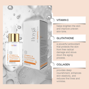 Vitamina C Essência Facial Glutationa Fade Manchas Escuras Levantamento Endurecimento Hidratante Suavização Rejuvenesced