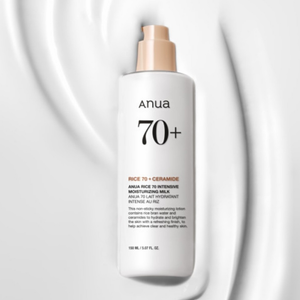 ANUA Rice 70 Glow Milky Toner 250ml/Ceramida 7 Essência De Barreira Hidratante 50ml/70 Loção De Leite Intensiva150ml