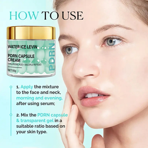 PDRN Cápsula Creme Com Ácido Hialurônico E Peptídeos Anti Rugas Firmador Hidratante Facial De Hidratação Profunda Para P
