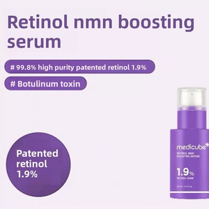 Medicube Retinol NMN 1.9 % Essência De Realce 30ml Hidratante Duradouro Clareamento Limpeza Anti-Envelhecimento Rugas Cu