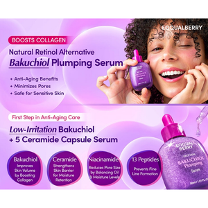 EQQUALBERRY Bakuchiol Sérum Plumping 30ml