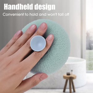 Bola De Banho Com Ventosa , Espuma Rica , Purificador Corporal , Massagem , Esponja Esfoliante