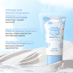 LAIKOU Leite Protetor Solar Iluminador Hidratante Fps50 PA + + Proteção UV 50g